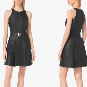 Michael Kors faux leather dress